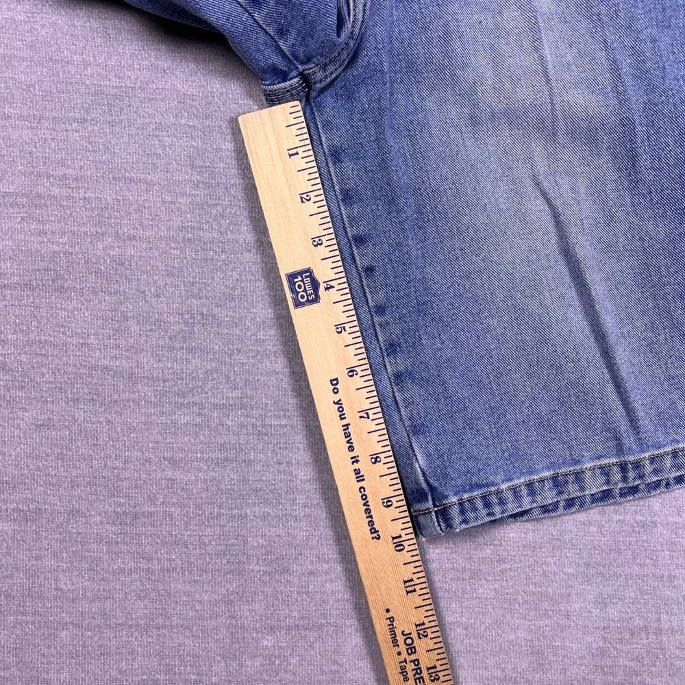 GAP Carpenter Relaxed Mid Rise Denim Shorts Kids 12 Blue Cotton